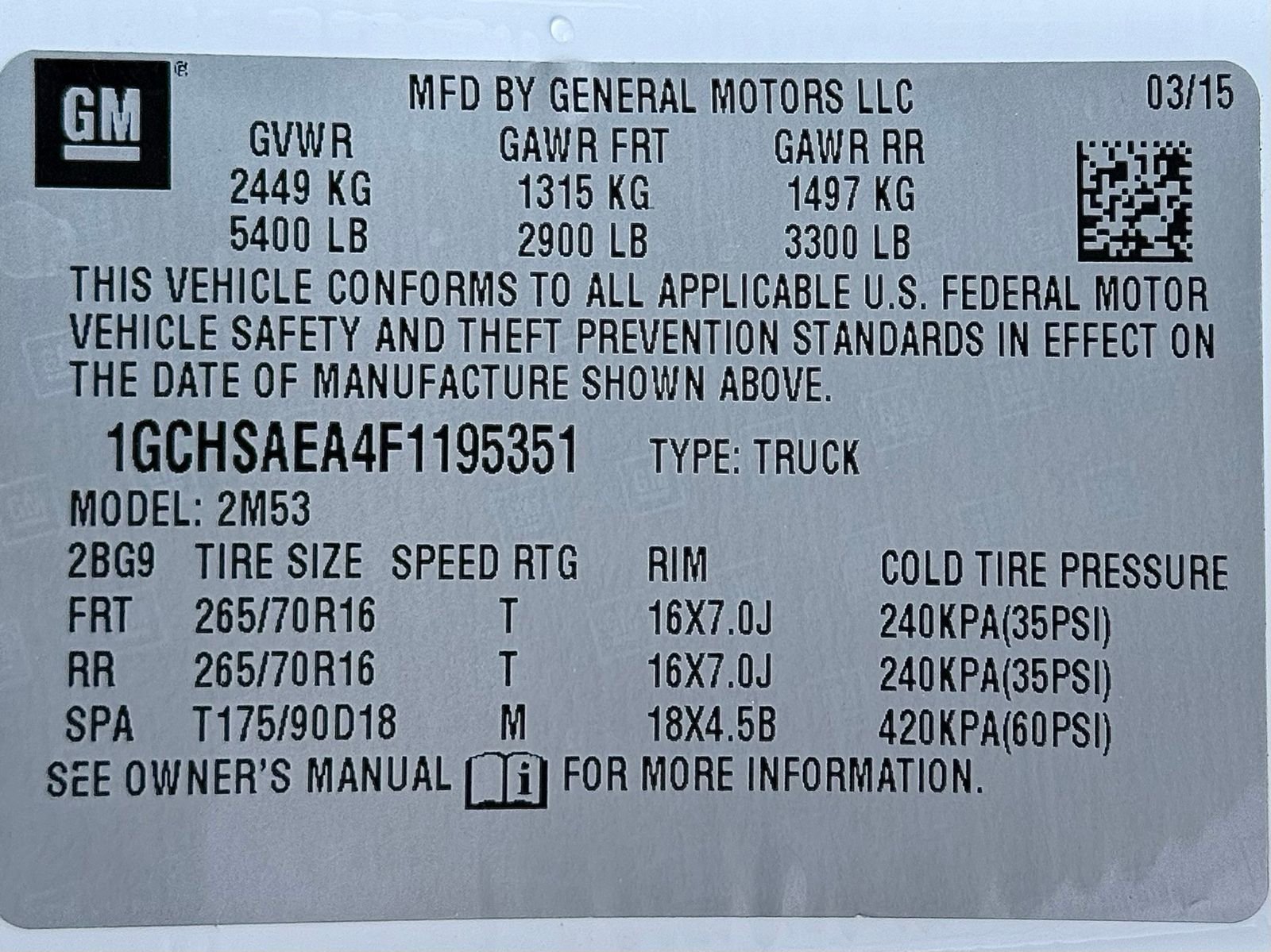 Used 2015 Chevrolet Colorado W/T w/ WT Convenience Package RWD image 30