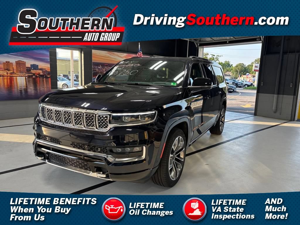 New 2024 Jeep Grand Wagoneer L Series III w/ Rear Seat Video Group 1 AWD/4WD 360° Tour