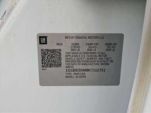 Used 2019 Chevrolet Cruze LT w/ LT Fleet Convenience Package FWD image 24