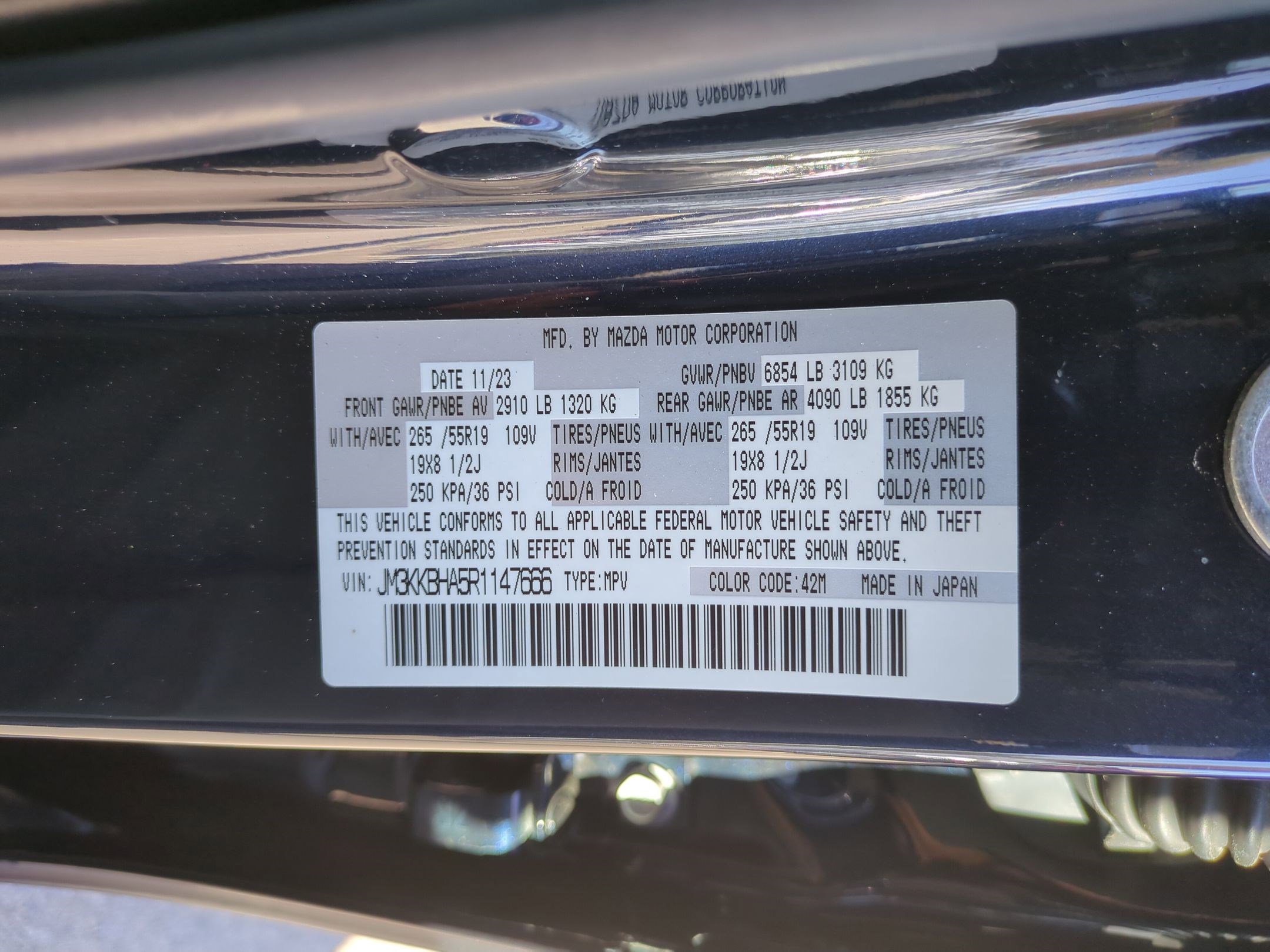 Certified 2024 MAZDA CX-90 Plug-In Hybrid w/ Preferred image 34