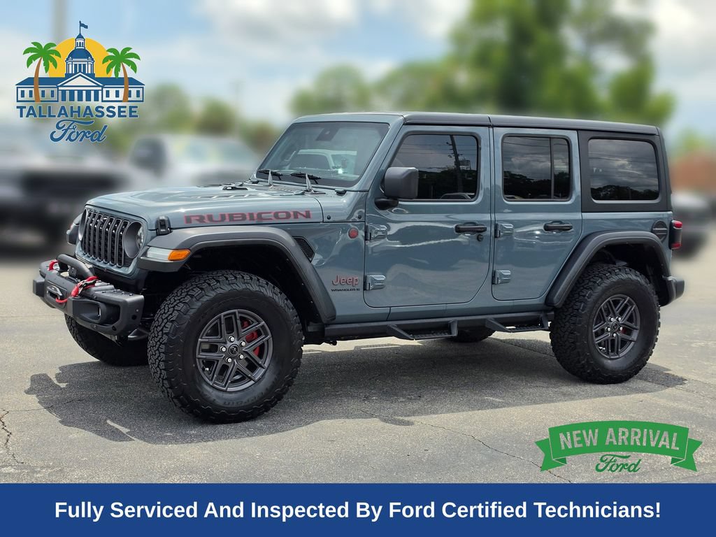 Used 2024 Jeep Wrangler Unlimited Rubicon w/ Technology Group AWD/4WD 360° Tour