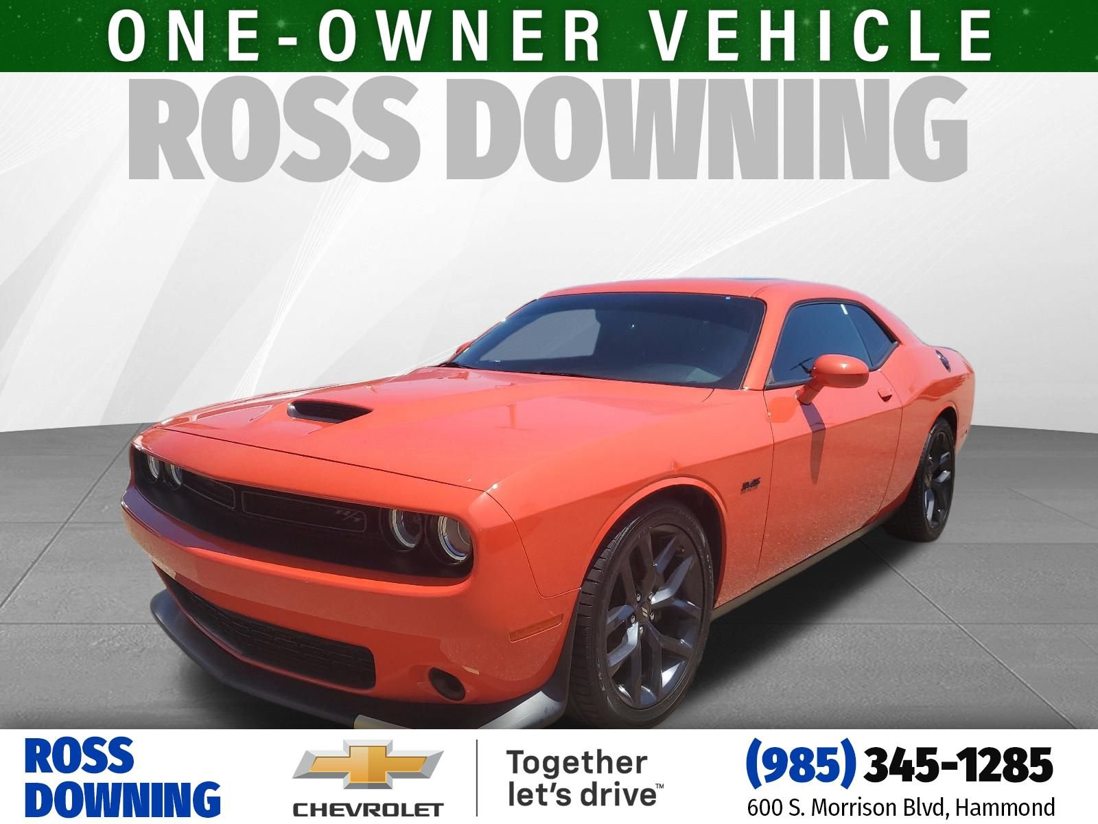 Used 2023 Dodge Challenger R/T w/ Blacktop Package RWD image 1