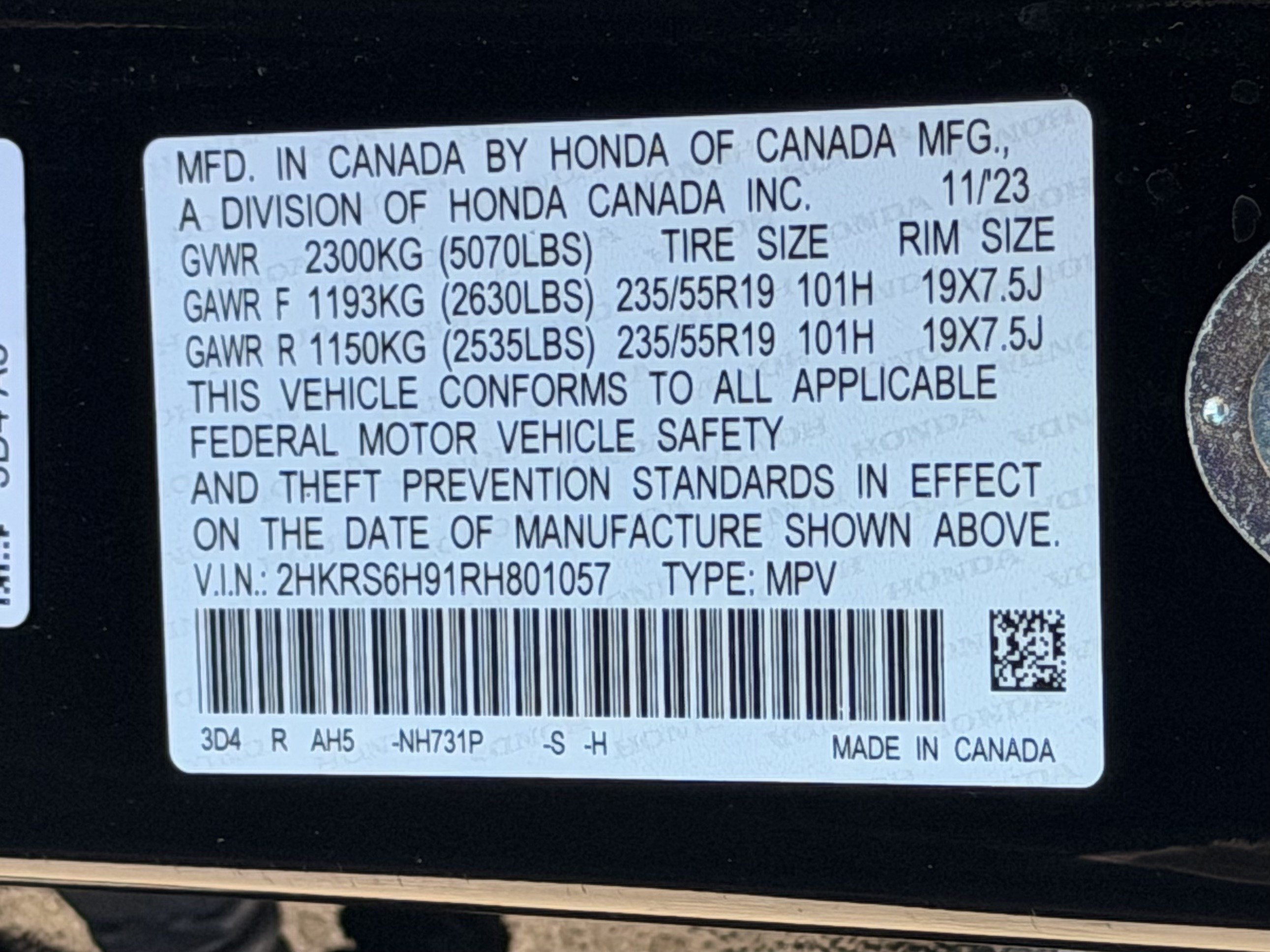 Certified 2024 Honda CR-V Sport Touring image 29