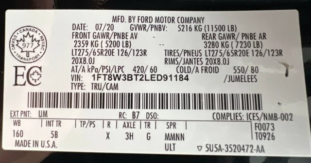 Used 2020 Ford F350 Lariat w/ Lariat Ultimate Package AWD/4WD image 60