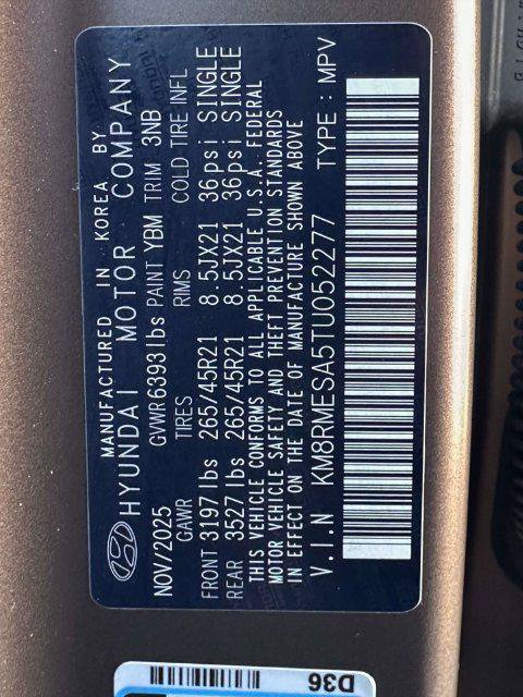 Used 2026 Hyundai Palisade Calligraphy AWD/4WD image 38
