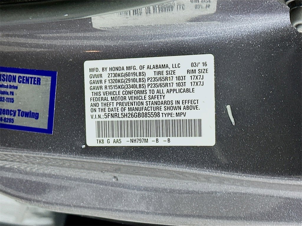 Used 2016 Honda Odyssey LX image 31