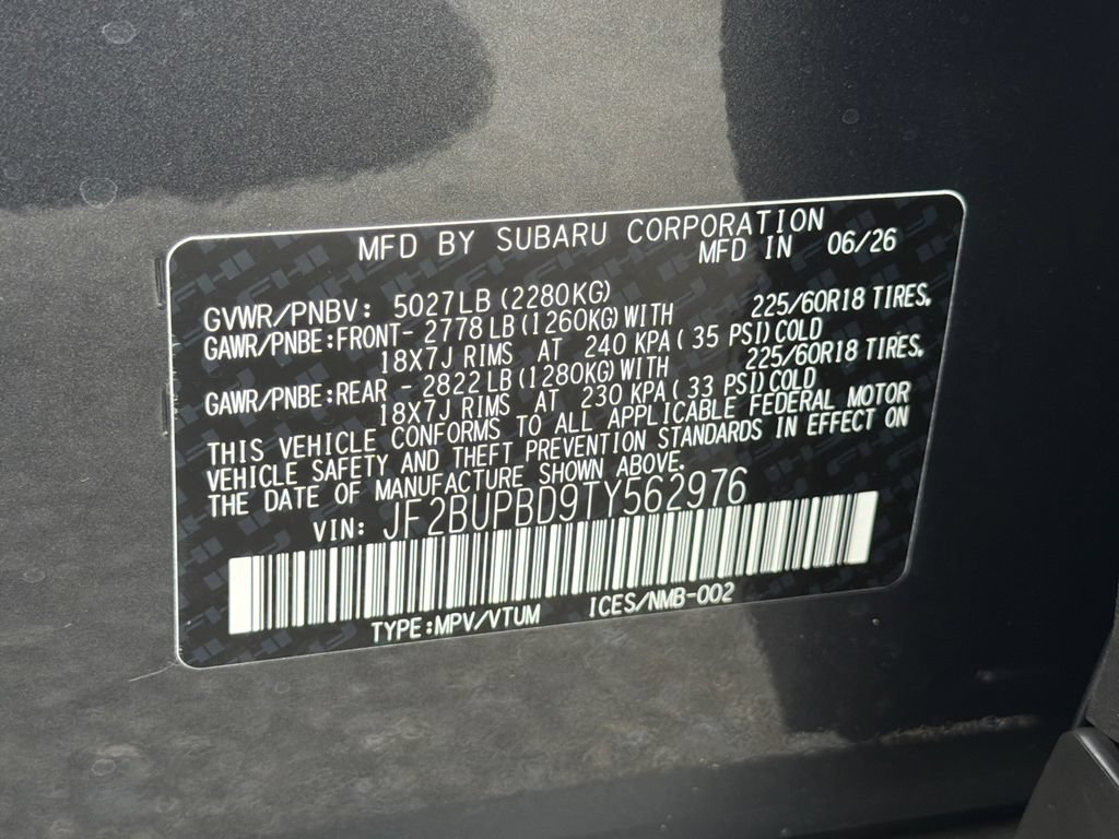 New 2026 Subaru Outback Premium AWD/4WD image 31
