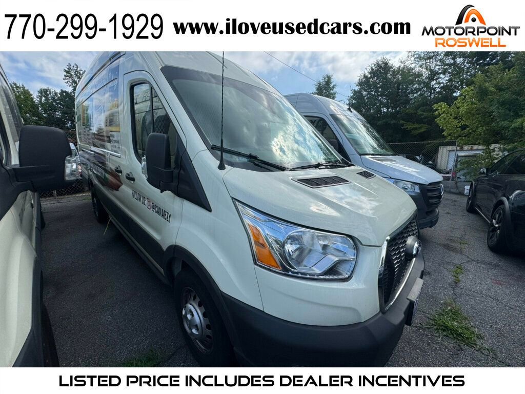 Used 2022 Ford Transit 250 T-250 148 EL Hi Rf 9070 GVWR w/ Exterior Upgrade Package