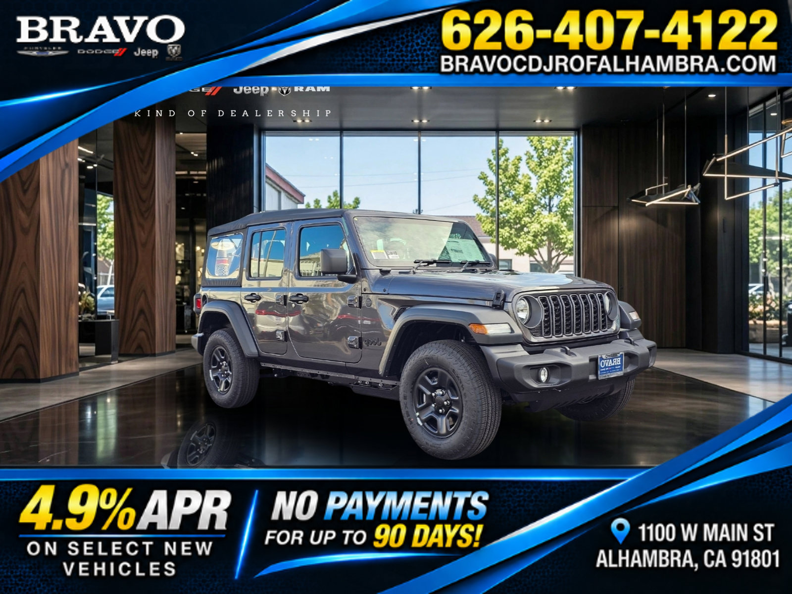 New 2026 Jeep Wrangler Unlimited Sport