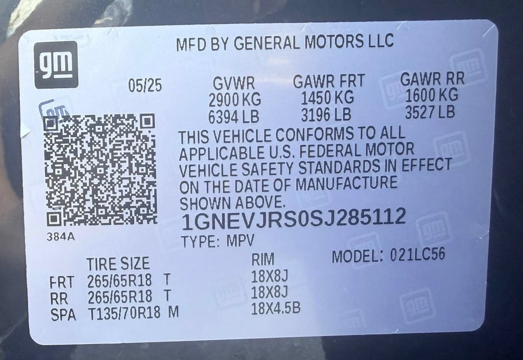 Used 2025 Chevrolet Traverse Z71 w/ Driver Confidence Package AWD/4WD image 24