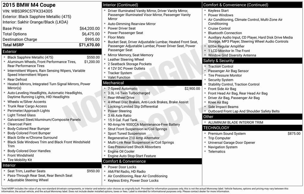 Used 2015 BMW M4 Coupe image 2