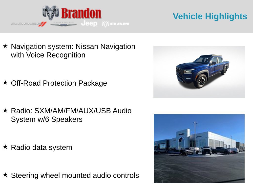 Used 2022 Nissan Frontier PRO-4X w/ Technology Package AWD/4WD image 2