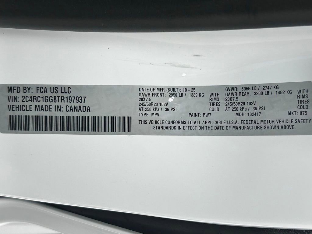 New 2026 Chrysler Pacifica Limited w/ S Appearance Package image 27