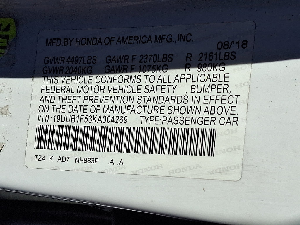 Used 2019 Acura TLX w/ Technology Package FWD image 28