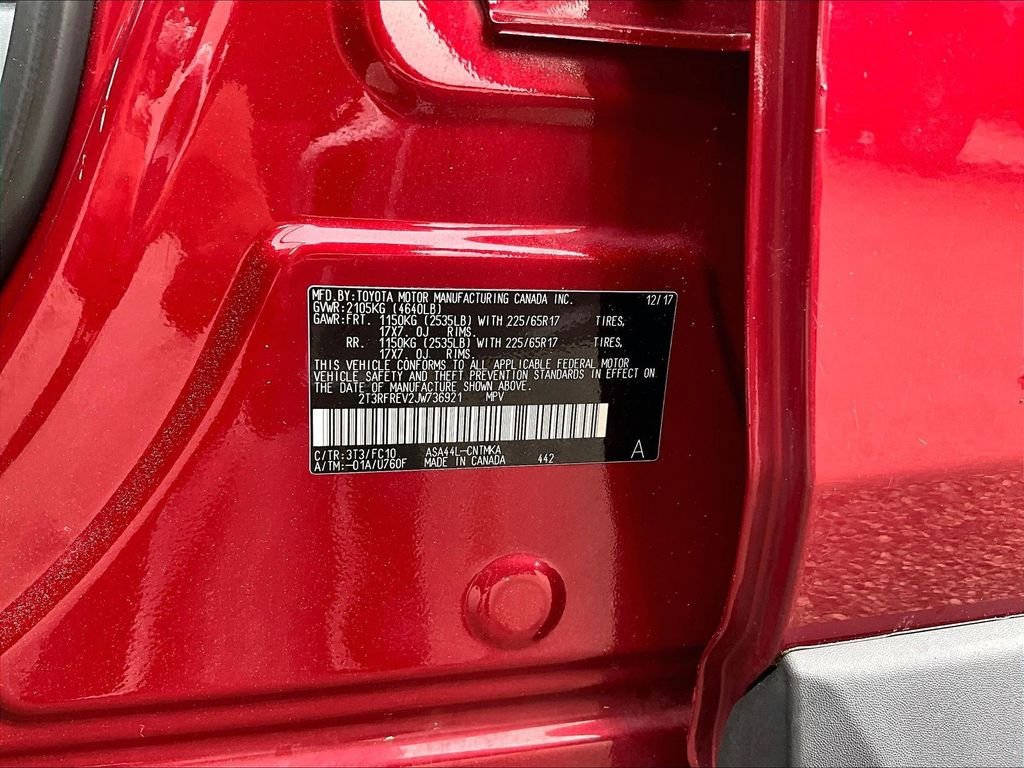 Used 2018 Toyota RAV4 XLE AWD/4WD image 9