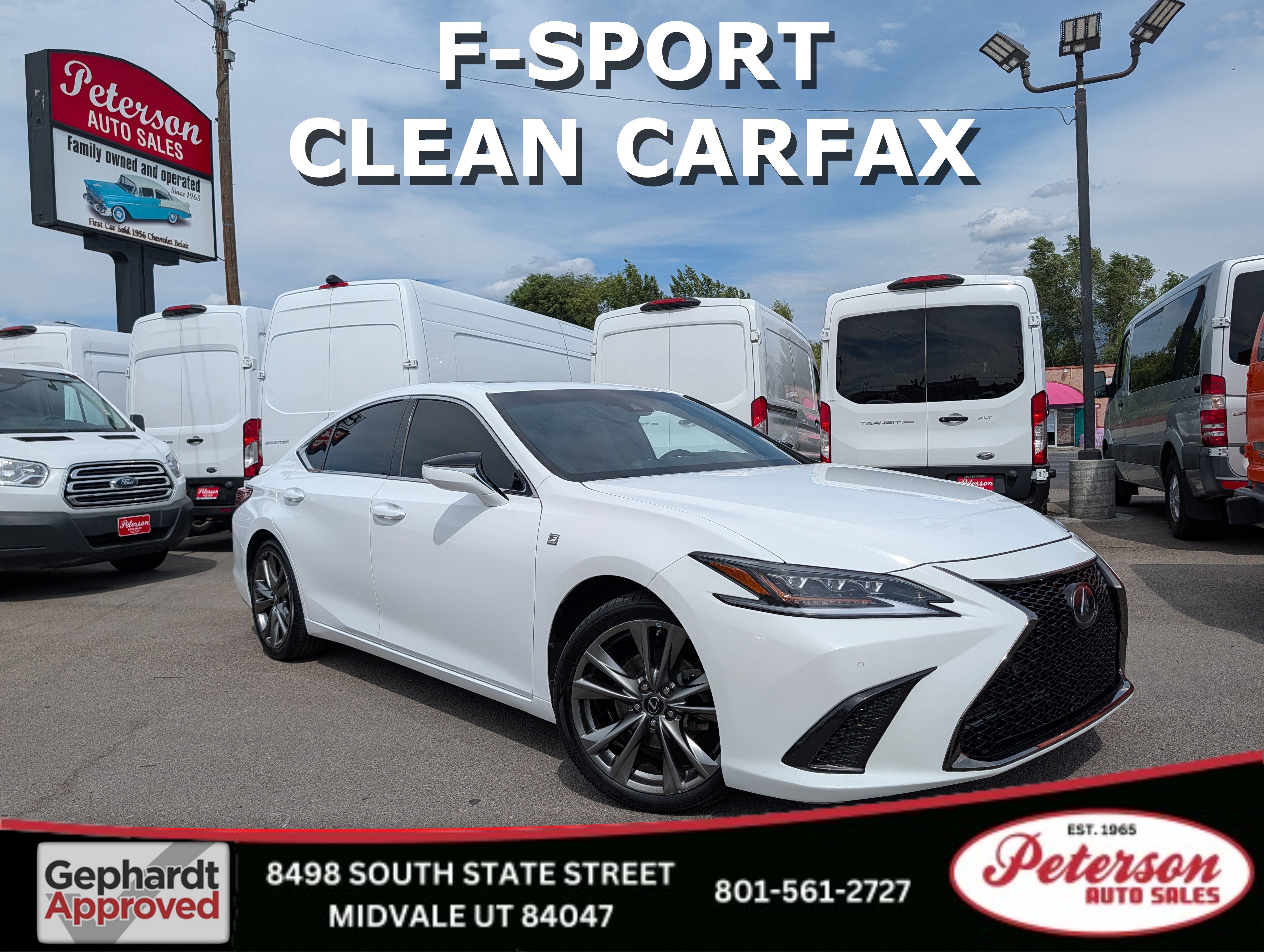Used 2019 Lexus ES 350 F Sport w/ Accessory Package 2 FWD image 1