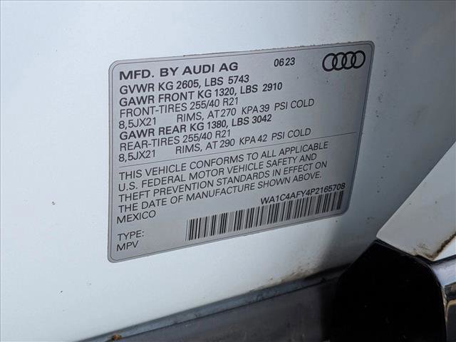 Used 2023 Audi SQ5 Prestige w/ Prestige Package AWD/4WD image 27