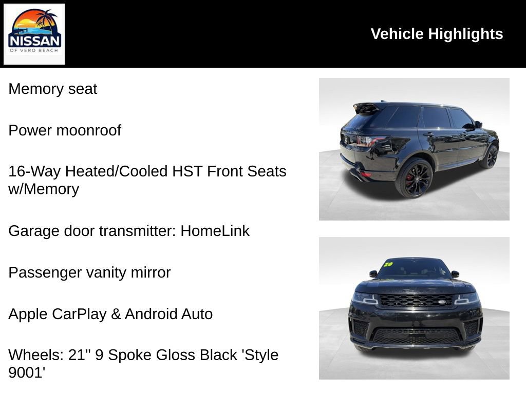 Used 2020 Land Rover Range Rover Sport HST image 18