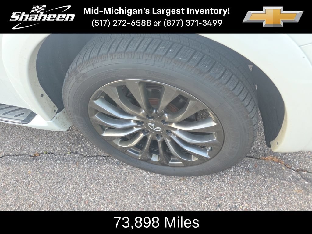 Used 2017 INFINITI QX80 Limited w/ All Season Package AWD/4WD video 2