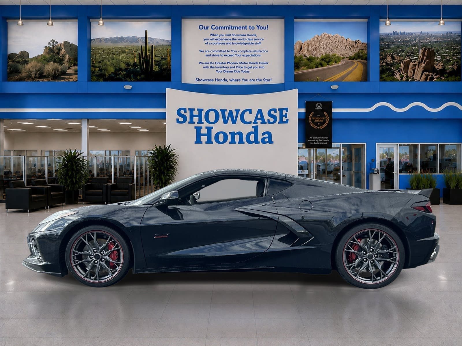 Used 2023 Chevrolet Corvette Stingray Premium Cpe w/ Z51 Performance Package RWD image 4