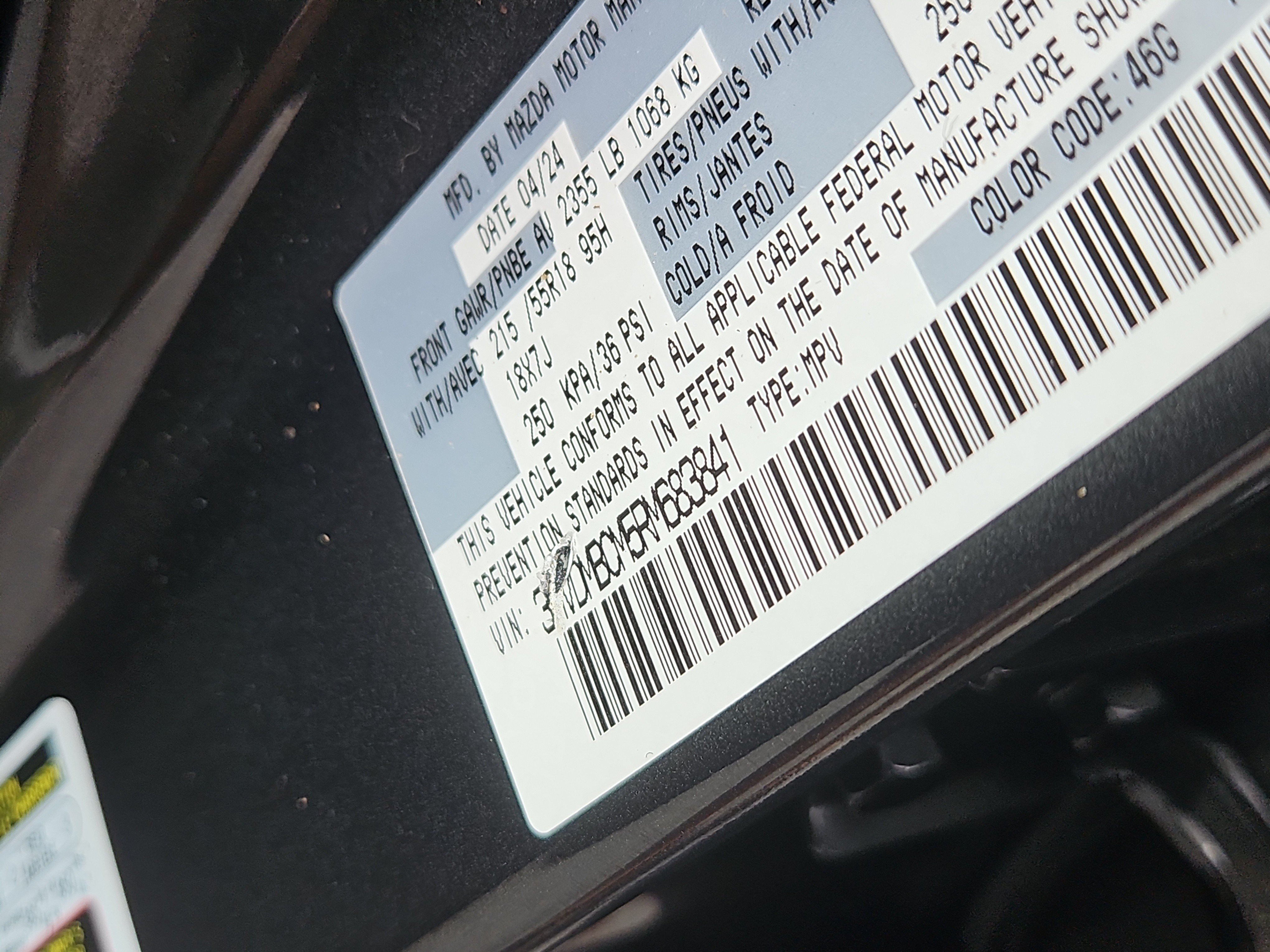 Used 2024 MAZDA CX-30 AWD 2.5 S w/ Preferred Package image 7