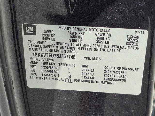 Used 2011 GMC Acadia Denali AWD/4WD image 15