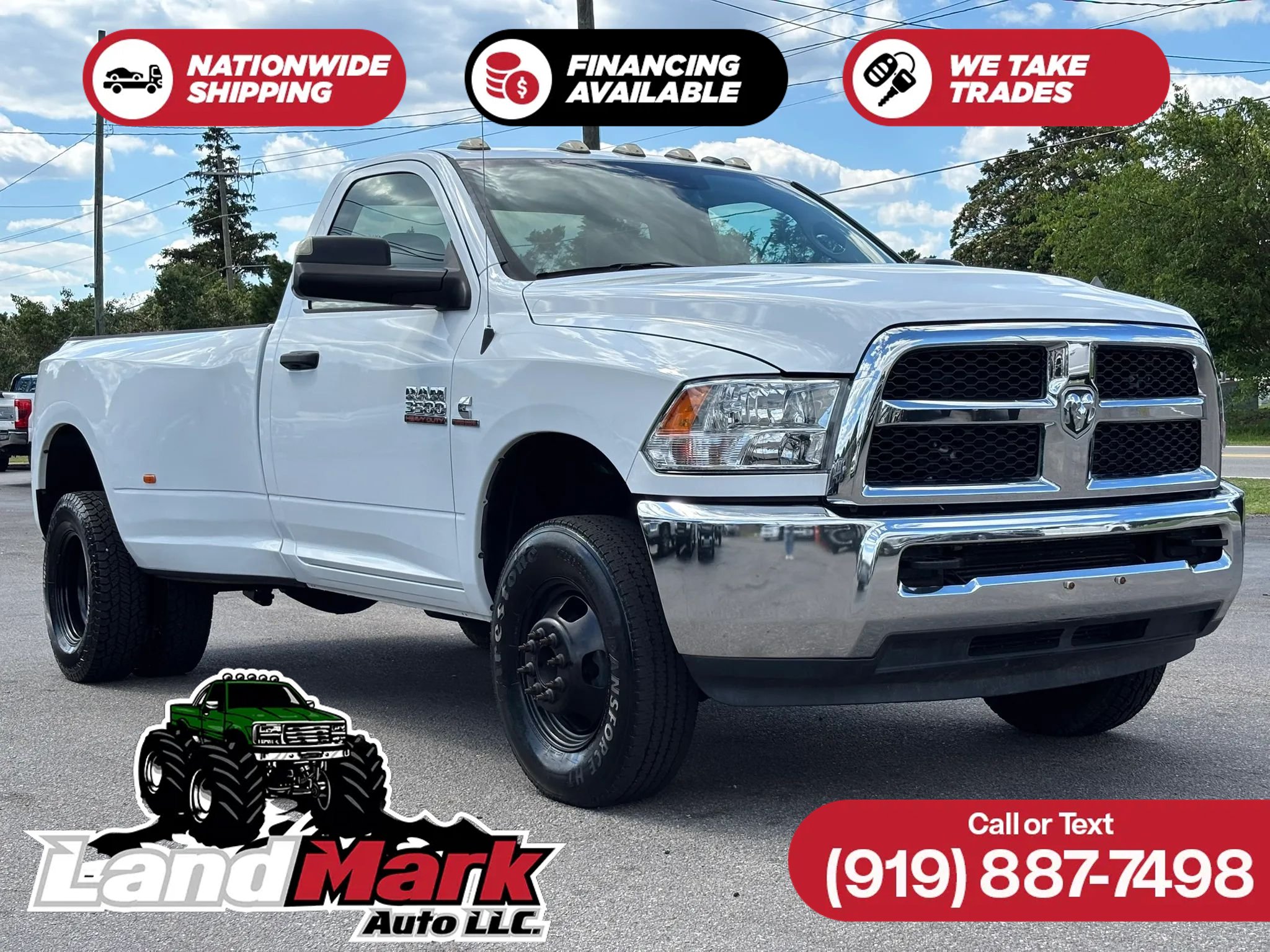 Used 2018 RAM 3500 Tradesman w/ Chrome Appearance Group AWD/4WD image 1