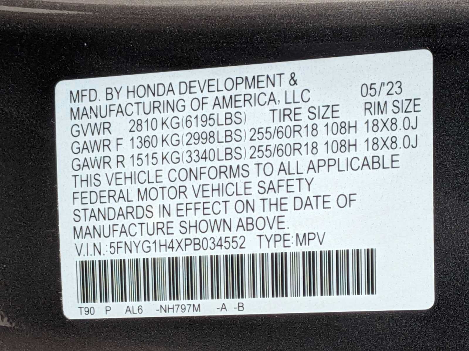 Certified 2023 Honda Pilot EX-L image 30