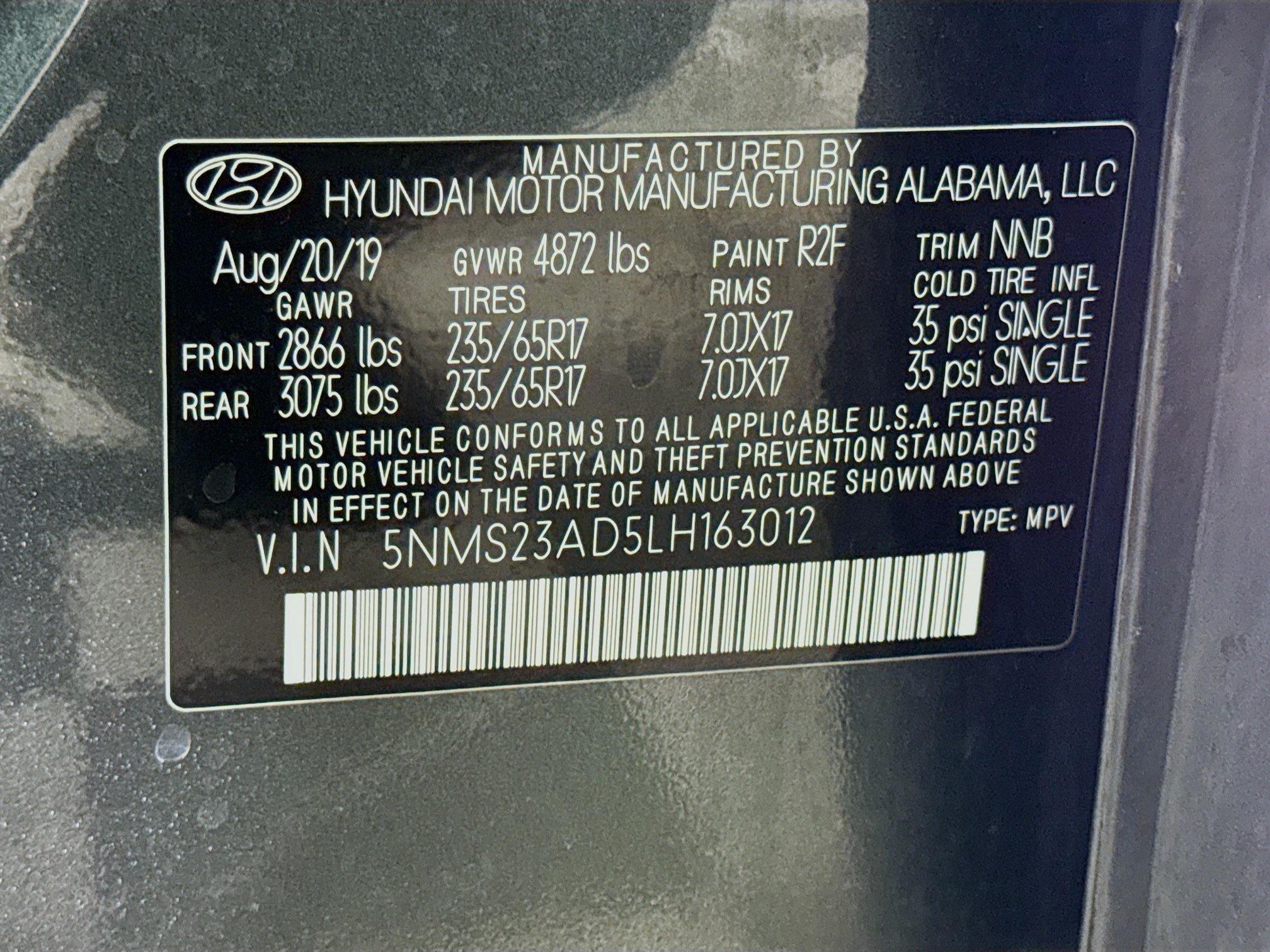 Used 2020 Hyundai Santa Fe SE FWD image 39