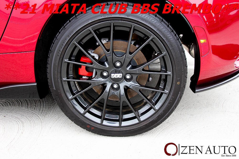 Used 2021 MAZDA MX-5 Miata Club w/ Brembo/BBS Recaro Package image 44