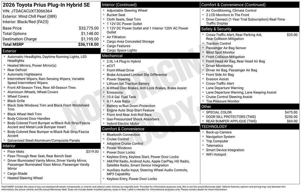 New 2026 Toyota Prius Plug-In Hybrid image 52