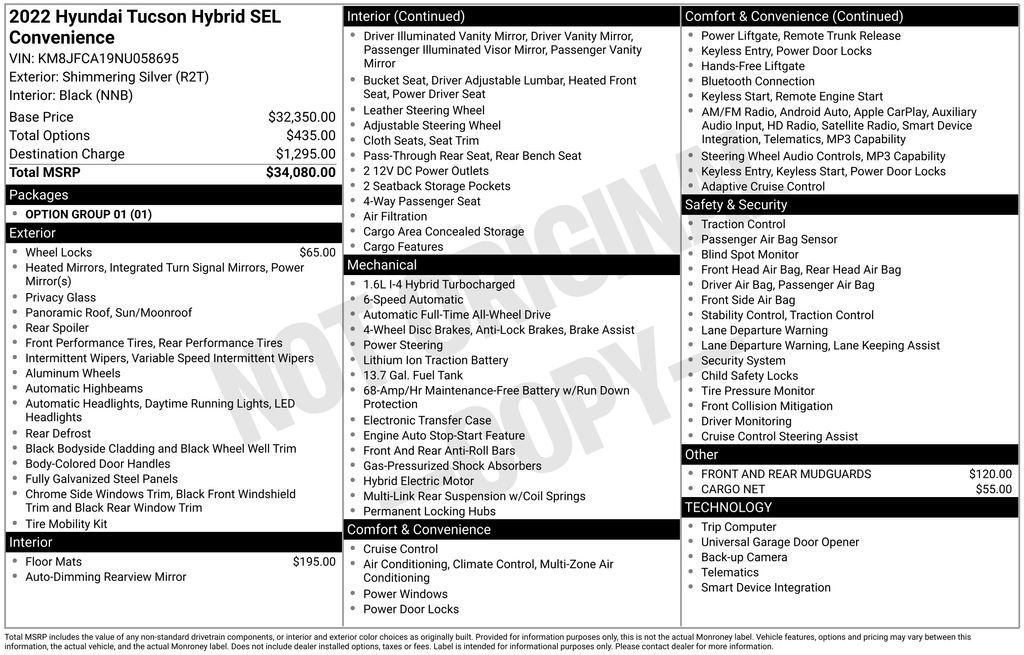Used 2022 Hyundai Tucson SEL AWD/4WD image 12