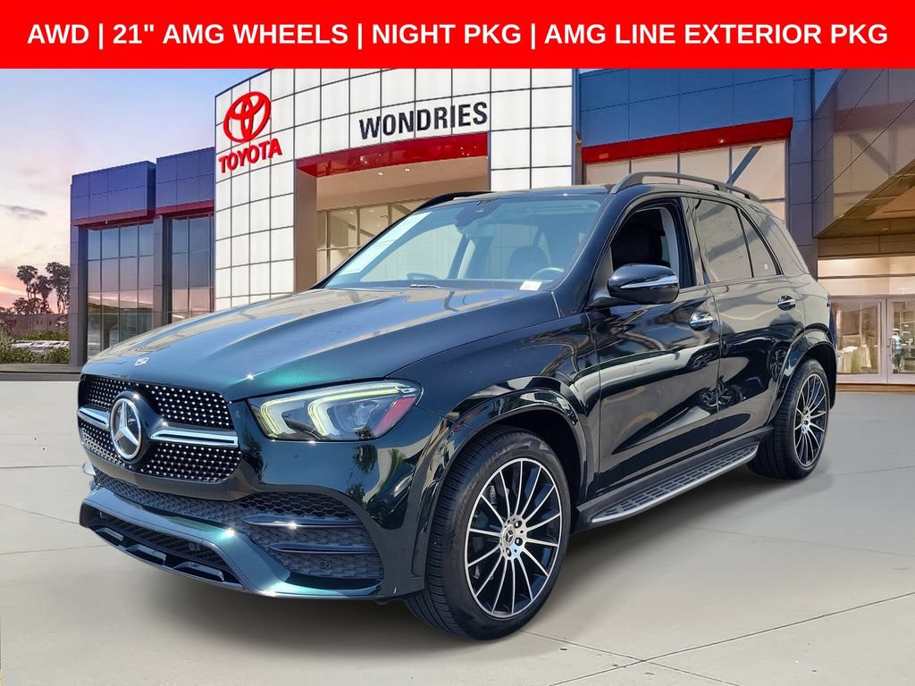 Used 2020 Mercedes-Benz GLE 350 4MATIC w/ AMG Line Exterior image 2