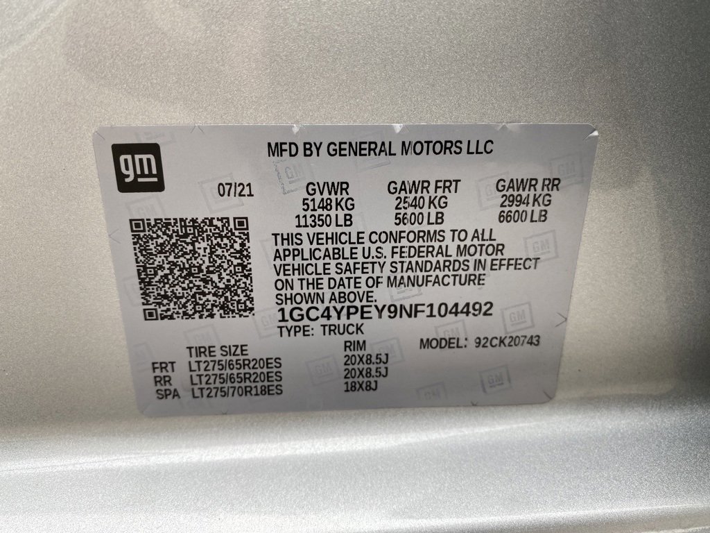 Used 2022 Chevrolet Silverado 2500 LTZ w/ LTZ Convenience Package image 45