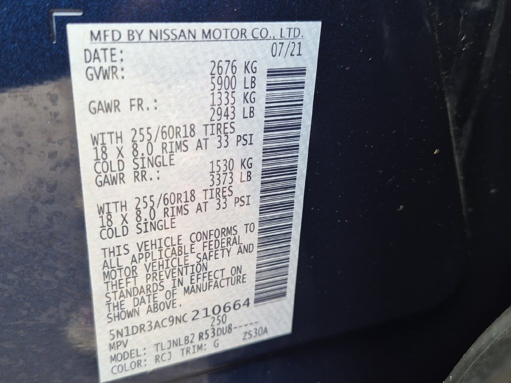 Certified 2022 Nissan Pathfinder S AWD/4WD image 29