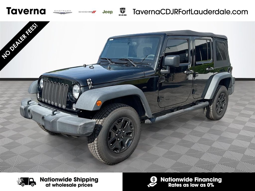 Certified 2018 Jeep Wrangler Unlimited Sport