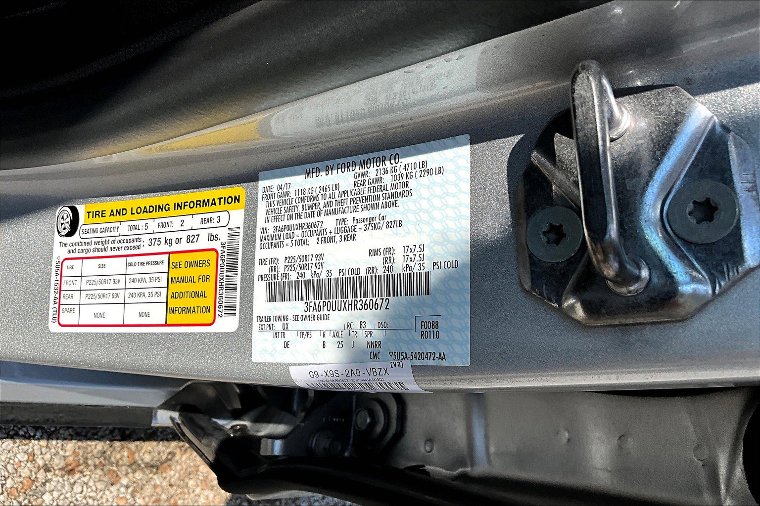Used 2017 Ford Fusion S image 35