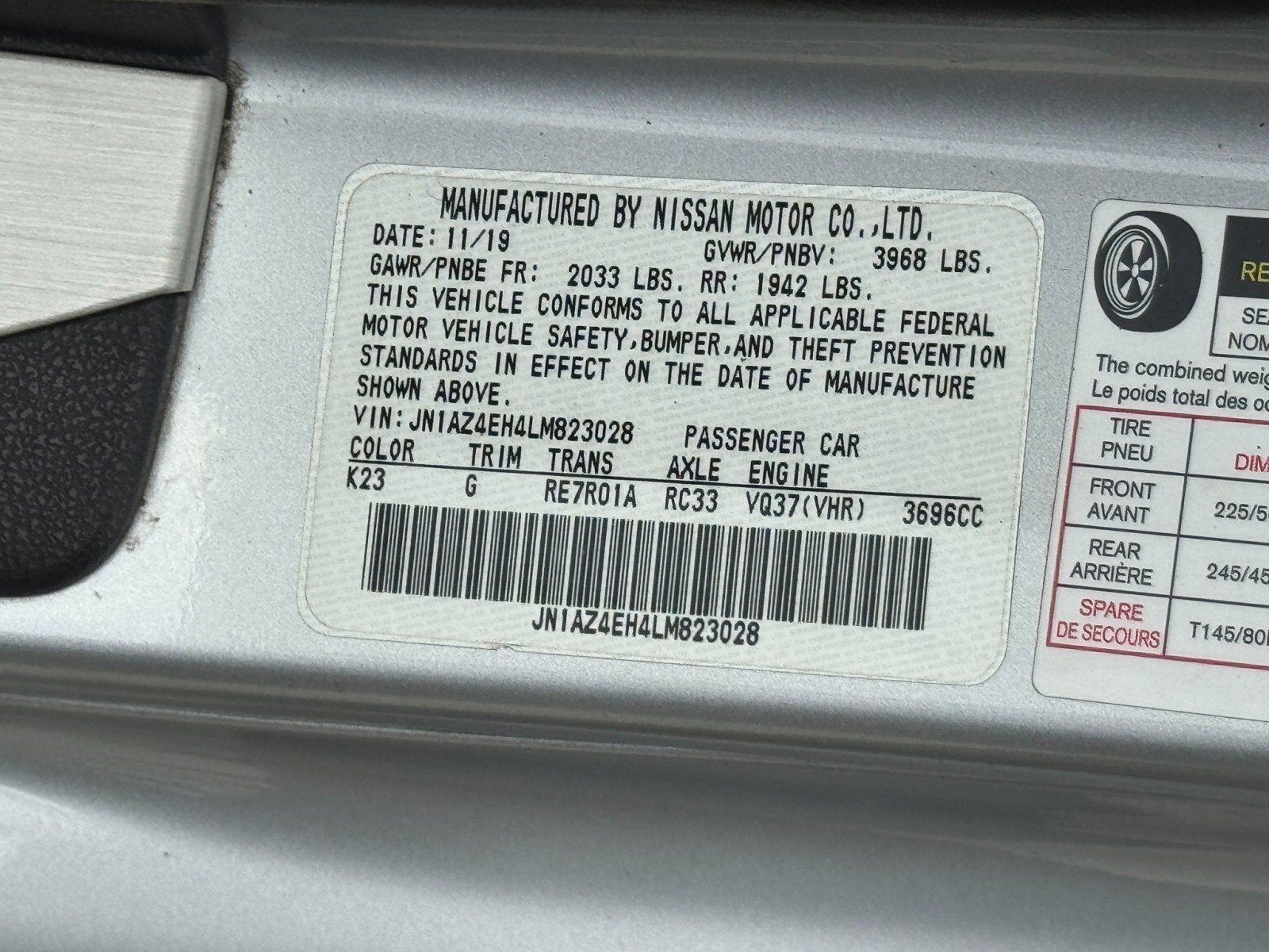 Used 2020 Nissan 370Z Coupe image 33