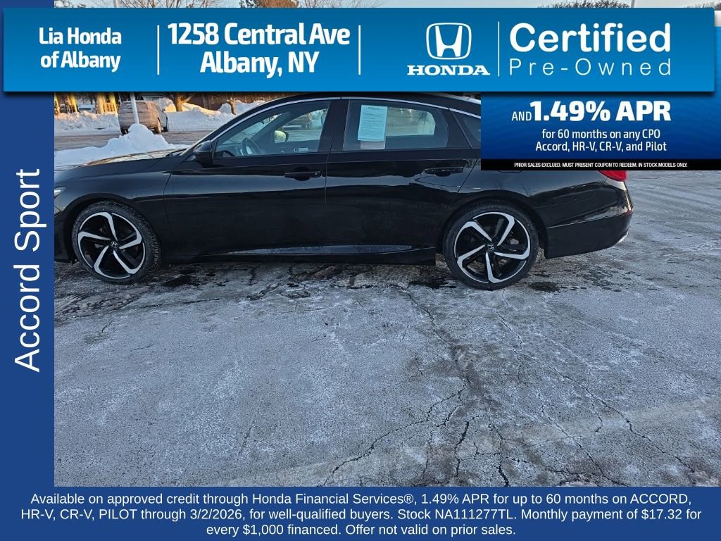Certified 2022 Honda Accord Sport image 4