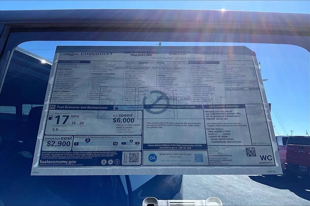 New 2026 Chevrolet Silverado 1500 LT Trail Boss w/ Safety Package image 14