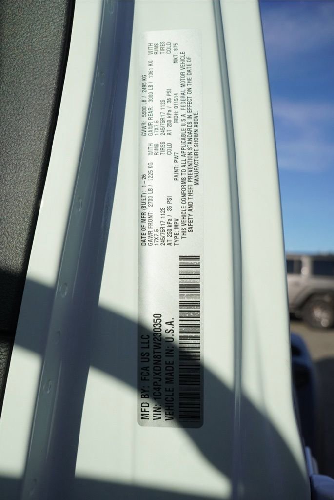 New 2026 Jeep Wrangler Sport image 30