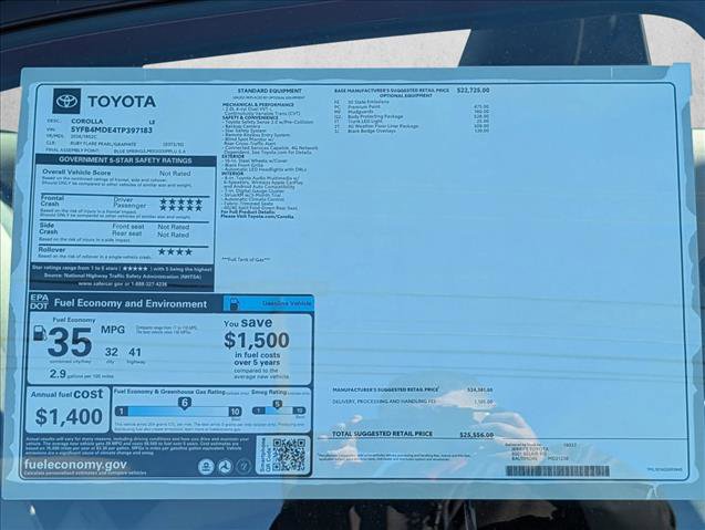 New 2026 Toyota Corolla LE image 18