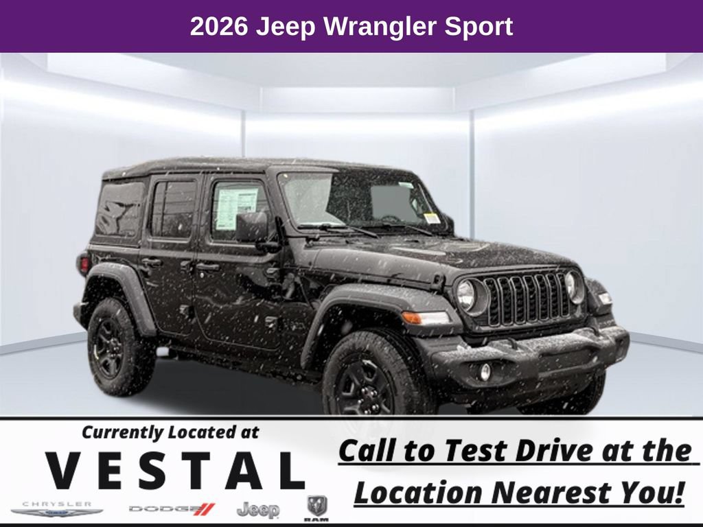 New 2026 Jeep Wrangler Unlimited Sport AWD/4WD image 1