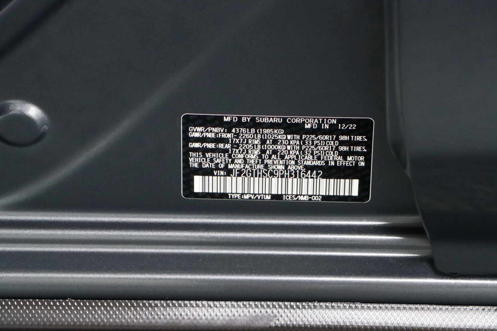 Used 2023 Subaru Crosstrek 2.5i Sport image 32