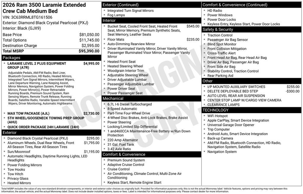 Used 2026 RAM 3500 Laramie image 53