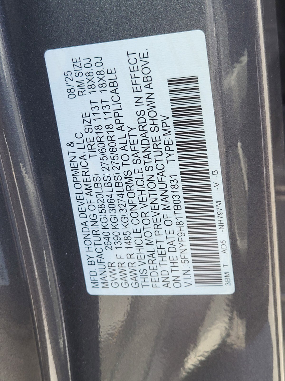 Used 2026 Honda Passport TrailSport Elite image 35