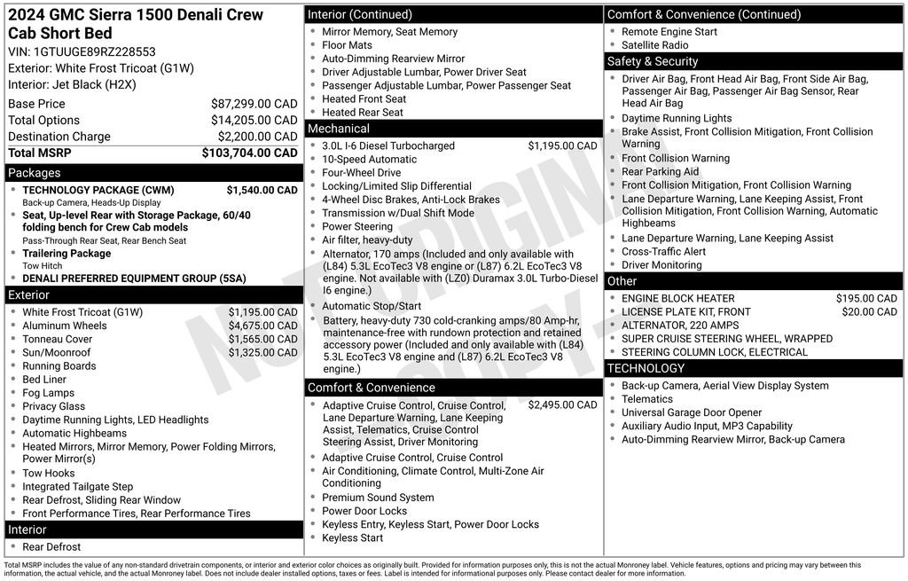 Used 2024 GMC Sierra 1500 Denali w/ Technology Package AWD/4WD image 5