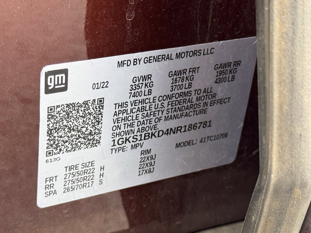 Used 2022 GMC Yukon SLT w/ SLT Luxury Package RWD image 23