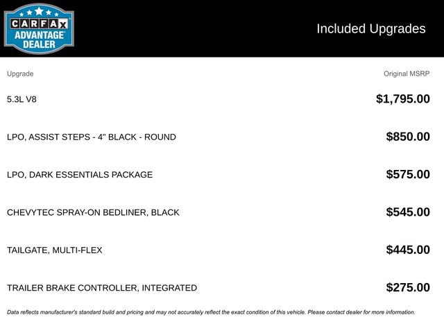 New 2026 Chevrolet Silverado 1500 Custom Trail Boss w/ LPO, Dark Essentials Package AWD/4WD image 3