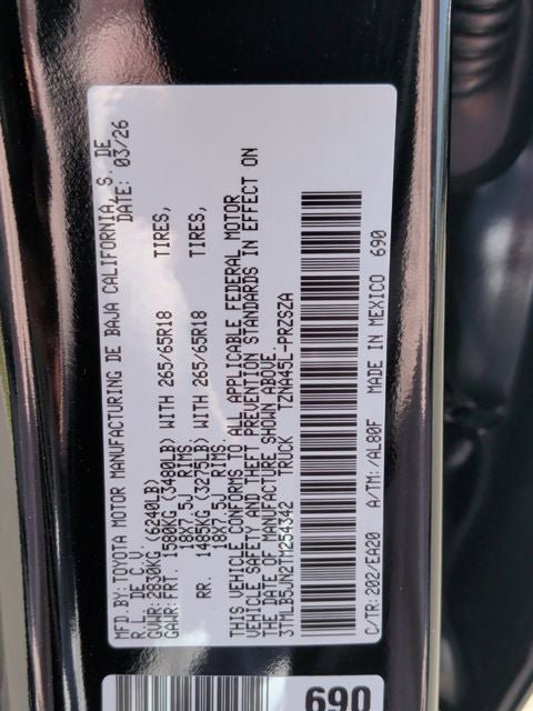 New 2026 Toyota Tacoma TRD Off-Road AWD/4WD image 28